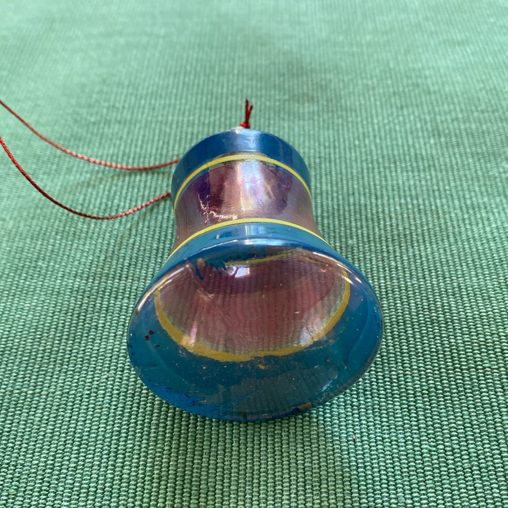 Vintage Glass Bell Ornament - Picture 3 of 4